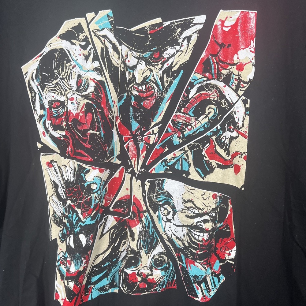 Halloween Horror Nights 2024 Shattered Screams T-Shirt Men's 2XL Universal Studi